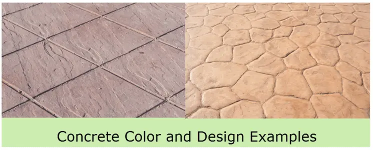 hardscape concrete color and design options
